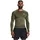 Armour Herren HeatGear Compression Longsleeve T-Shirt Sweatshirt Marine Od Grün/Weiß M