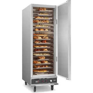 Vevor Hot Box Speisenwärmer Snack-Wärmer Speisenwärmer aus Edelstahl, perfekt für Hähnchenpizza