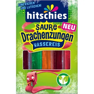 Hitschies Saure Drachenzungen Wassereis zum Selbsteinfrieren 10x40ml