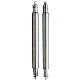 2 Stück 33mm Eichmüller Edelstahl Federstege 1,5mm Ø für Uhren Armbänder Spring Bars Pins Stifte
