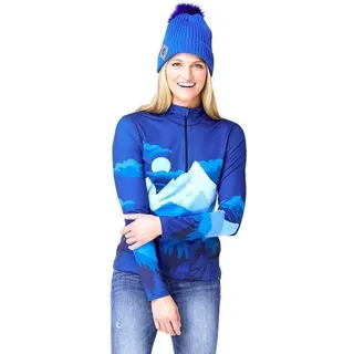 KRIMSON KLOVER Krimson Klover Damen Sweatshirt Krimson Klover W BRIDGER BASELAYER TOP, Größe XS in Blau