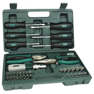 Brüder Mannesmann Werkzeuge Werkzeugkoffer bestückt 45-tlg.