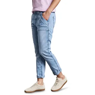 STREET ONE Damen A378539 Jeans im Cargo-Look, Ultra Bleach Random Washed, 34W x 28L - 34W / 28L