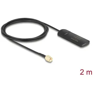DeLock Antenne SMA omnidirektional 2 dBi 2,4 GHz Schwarz