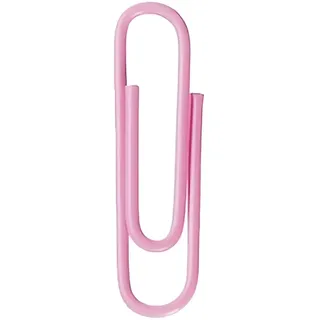 Alco Briefklammer Metall kunststoffüberz 26mm rosa 1000 Stück