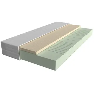 AM Qualitätsmatratzen 7 Zonen Latexmatratze Made in Germany 80x200cm H3