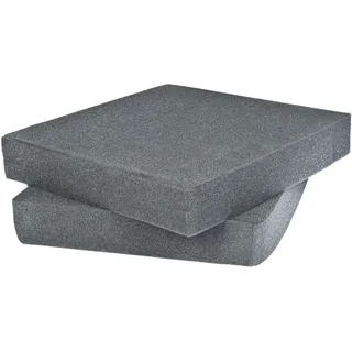 Music Store Rackschubladeninlay 4HE Blockschaum, 400x375x130mm, Schutz für Sendeanlagen, Effekte, Werkzeug, Fußschalter, Booster, Switcher, Beamer,