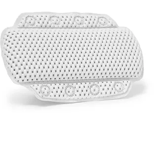 Relaxdays Nackenkissen Badewanne weiß Weiß