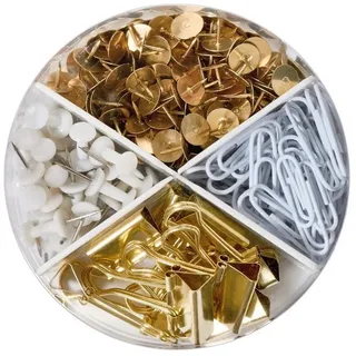 Herlitz Pure Glam "4 in 1" Bürokleinteile, 1 Dose