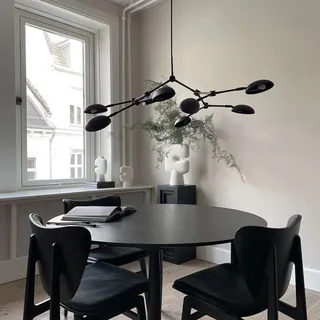 101 COPENHAGEN Drop Kronleuchter Mini Burned Schwarz - Wohnzimmer - 54