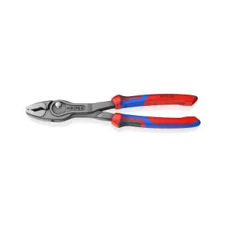 KNIPEX 82 02 250 TwinGrip Frontgreifzange 250 mm mit Mehrkomponenten-Hüllen