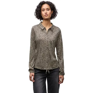 Street One Leo-Shirt im Tunika-Shirt Sanded beige 38 - 38