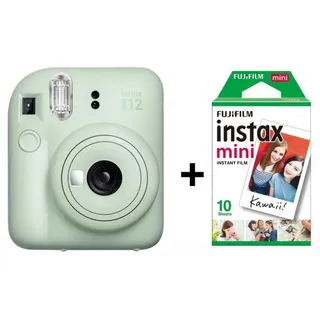 Fujifilm Instax Mini 12 + instax mini glossy, Sofortbildkamera, Grün