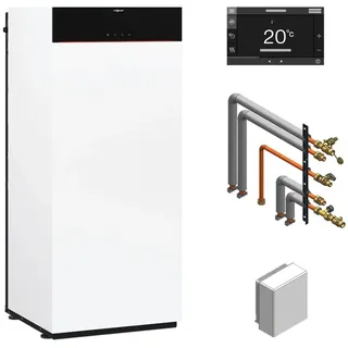 VIESSMANN Gas-Brennwert-Kompaktgerät Vitodens 222-F, 19 kW, HMI 7, Aufputz seitlich, ATS"