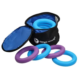 tanga sports® 10er-Set Wurfringe, Blau / Violett - Blau / Violett