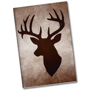 speecheese Souvenir Magnet Hirschkopf Silhouette für Jagdfans Lustiger | für Jäger und Naturfreunde