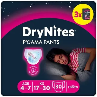 DryNites  Pyjama Unterhosen Mädchen 17-30 kg 3 x 10 Stück