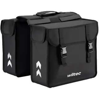 Wiltec Doppel Gepäckträgertasche 30 l schwarz