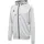 Move Cotton Zip Hoodie Hooded Sweatshirt Grey Melange XXL EU