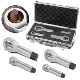 STAHLWERK Mutternsprenger Set 9-36 mm 4-tlg Mutternlöser Mutternspalter Satz