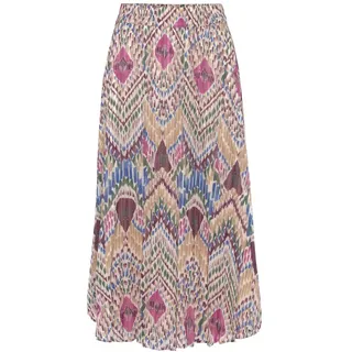 LASCANA Plisseerock Damen Bunt Bedruckt 38
