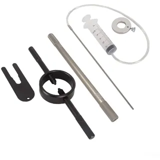 Motorradgabel-Service-Werkzeugset mit komplettem Set zur Gabelölstandeinstellung und Federkompression, kompatibel mit M10, und Gewinde