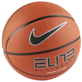 Nike Elite All Court 8P 2.0 Indoor/Outdoor Basketball amber/black/metallic 7