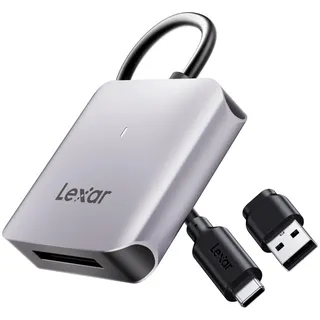 Lexar RW510 CFexpress Typ B Kartenleser, USB 3.2 Gen 2 | bis zu 10Gbps, für CFe Typ B Karte, inklusive USB-Typ-C-Kabel, LRW510U-BNHNG