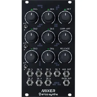 Erica Synths Trommelmischer Black (14PS)