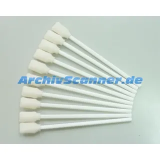 Antistatisches Reinigungsstäbchen Eckig / Swab mit paddelähnlichem Polyurethanschaumstoff-Kopf.