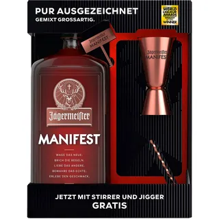 Jägermeister Manifest 0,5 l inkl. Jigger & Stirrer