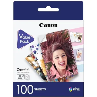 Canon ZP-2030 ZINK Sticker Fotopapier glänzend weiß, 50x76mm, 100 Blatt