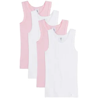 Sanetta Mädchen Unterhemd, 4er Pack