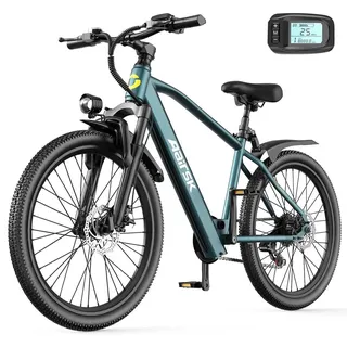 GT300 26 Zoll Elektro-Mountainbike – 250W, 36V 10Ah Lithium-Ionen-Akku, luftgefüllte Geländereifen, LCD-Multifunktionsdisplay,Schockschutz - Blau
