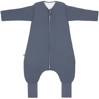 emma & noah Winter-Sleepoverall Essential mit abnehmbaren Ärmeln und Umschlag-Füßchen 3.5 TOG, blau, 70