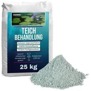 Petigi TeichHerz Teichbehandlung Algenentferner Teichaufbereiter Grundpflegemittel für den Teich Wasseraufbereiter Gartenteich Fadenalgenvernichter Petigi