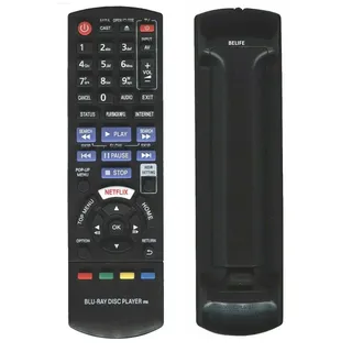 Belife BELIFE? Ersatz Fernbedienung passend für Panasonic DMP-BDT380GN DMP-BDT381 | DMP-BD
