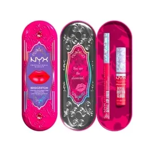 NYX Professional Makeup Bridgerton Royal Treasures Lip Kit 03 Lippen Make-up Set 1 Stk Nr. BRLK03 - Hot Pink