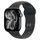 GPS + Cellular 46mm Jet Black Aluminium Sport Band black S/M