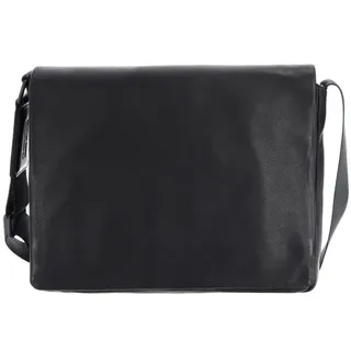 LEONHARD HEYDEN Den Haag Messenger Leder 31 cm schwarz