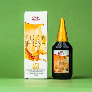 Wella Color Fresh 4/07 mittelbraun natur-braun 75 ml