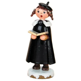 Hubrig Volkskunst GmbH Hubrig-Volkskunst Kurrende Kurrendemädchen mit Buch und Zopf Höhe 8cm