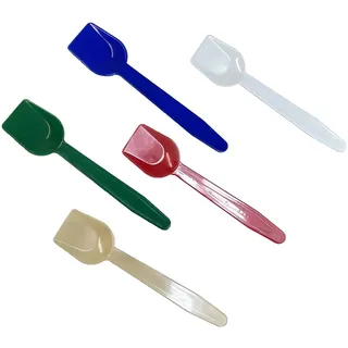 Eislöffel Eisspaten bunt 90mm mehrfach verwendbar farbig sortiert, 1000 Stk.