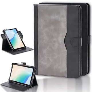 hülle Kompatibel für Rakuten Kobo Elipsa 2E 10.3-Zoll eReader Hülle Case Schutzhülle 360-Grad-Drehung Multi-Viewing Angels PU Leder Stand Folio Cover Schwarz
