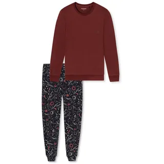SCHIESSER Pyjama Family Dunkelblau / Bordeaux 56