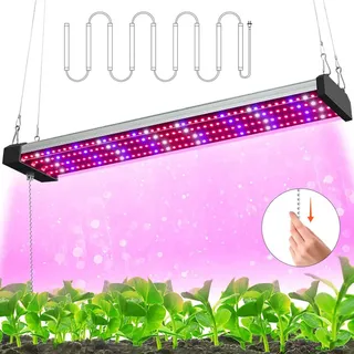 50cm Pflanzenlampe Mit Zugkettenschalter LED Vollspektrum Pflanzenlicht Anschließbare Pflanzenleuchte Grow Light, L