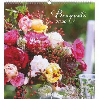 Neumann Bouquets 2026 - Foto-Kalender - Wand-Kalender - 45x48 - Blumen-Kalender