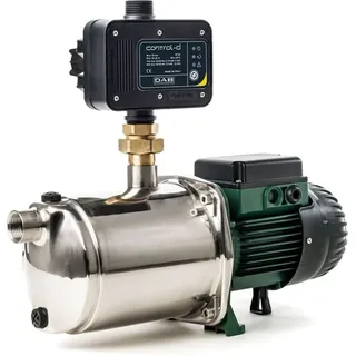 DAB EuroInox 40/80 M + Control-D Hauswasserautomat- 7.200 L/Std. - 1480W - Förderhöhe 59 m - Rostfreier Stahl - Gartenpumpe - Bewässerung