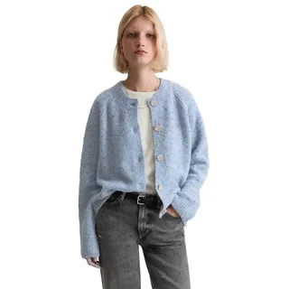 Marc O'Polo Cardigan aus Schurwolle-Viskose-Mix Blau L