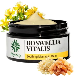 Weihrauch Creme 100 ml – Weihrauchsalbe Hochdosiert mit Boswellia Serrata & Carterii – Weihrauchcreme Extra Stark für Gelenke & Muskeln – Starkes Frankincense Cream